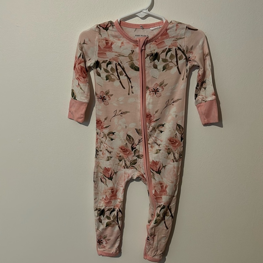 Posh Peanut Convertible Pajamas 6-9 months